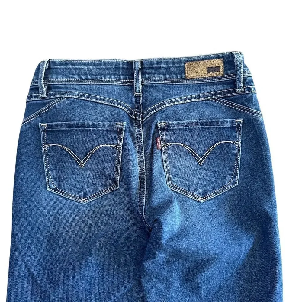 Levi's Revel Demi Curve Skinny Jeans Size 24 Blue Denim Medium Wash - Picture 7 of 11